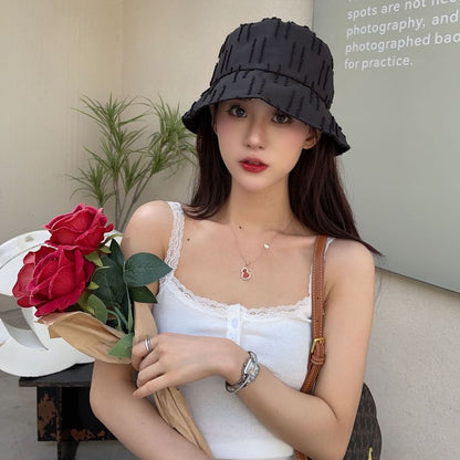 Plain Bucket Hat Jacquard