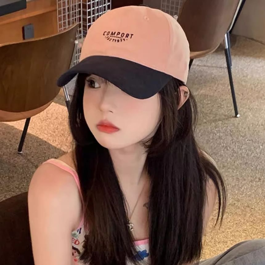 Tone Embroidered Baseball Cap Lettering Two