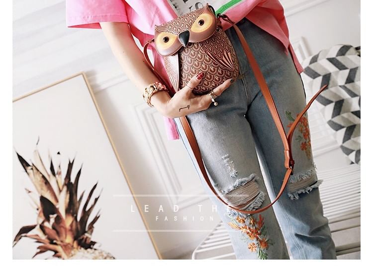 Flap Bag Owl Crossbody