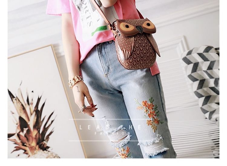 Flap Bag Owl Crossbody
