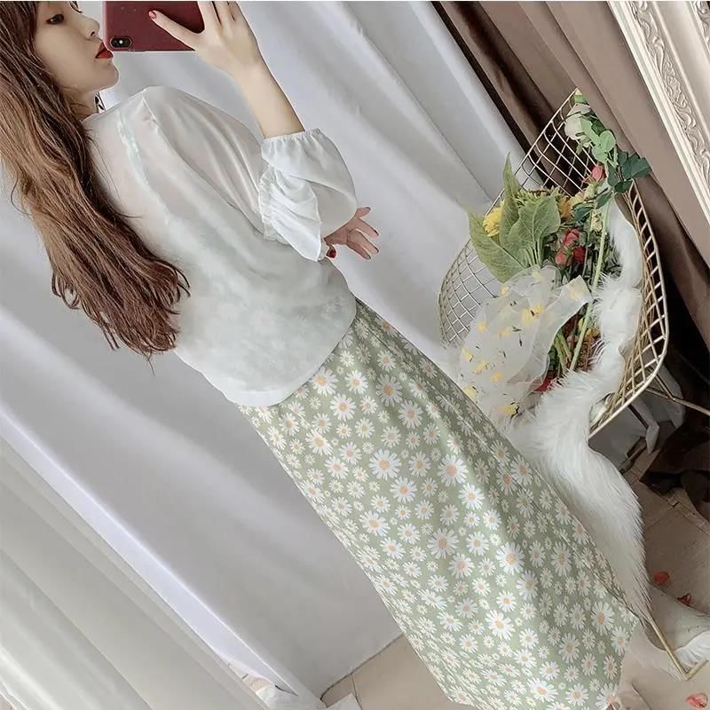 Spaghetti Strap Print V-Neck Dress Midi Shift Floral