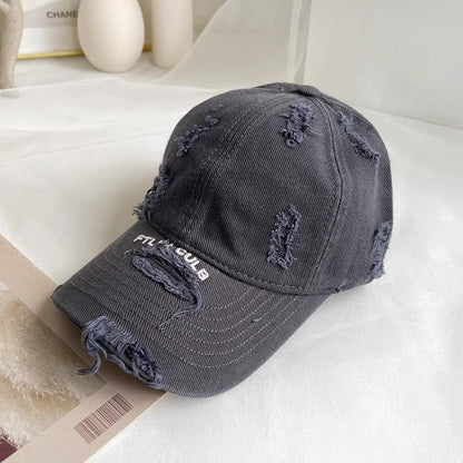 Baseball Lettering Cap Distressed