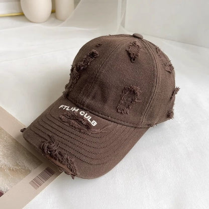 Baseball Lettering Cap Distressed