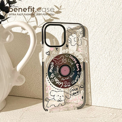 Record Animal Phone Case Vinyl