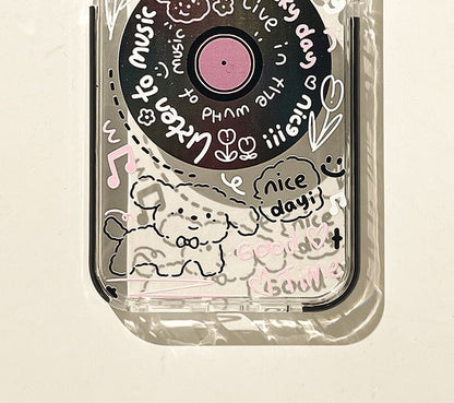 Record Animal Phone Case Vinyl