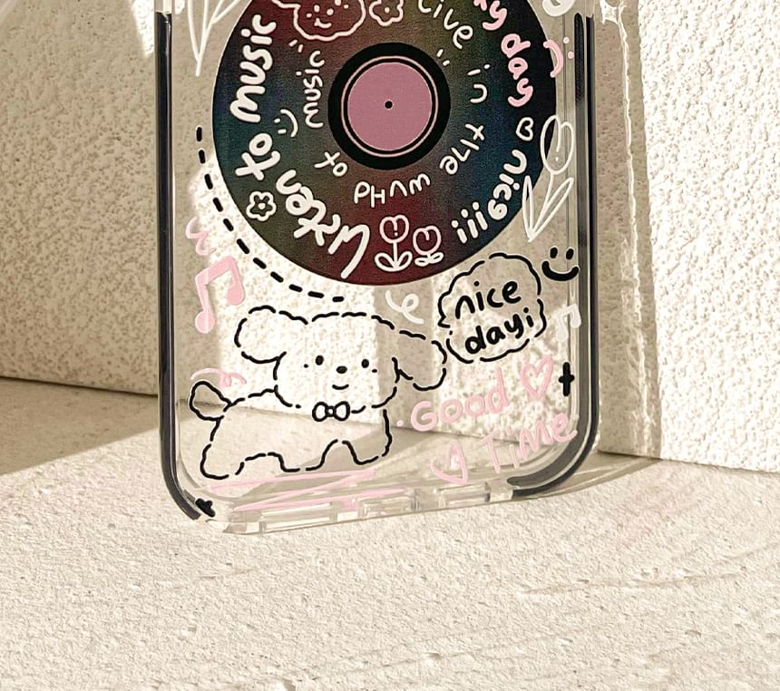 Record Animal Phone Case Vinyl