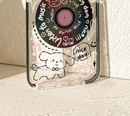 Record Animal Phone Case Vinyl