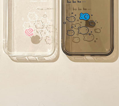 Cat Phone Fish Case /