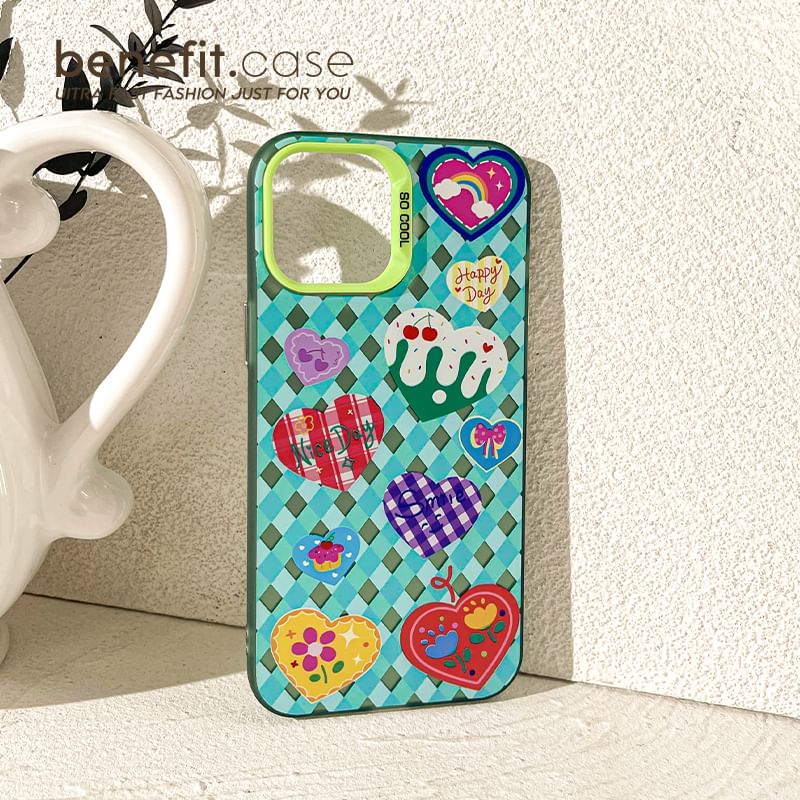 Case Argyle / Heart Phone Star