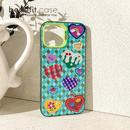 Case Argyle / Heart Phone Star