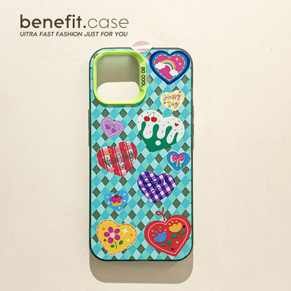 Case Argyle / Heart Phone Star