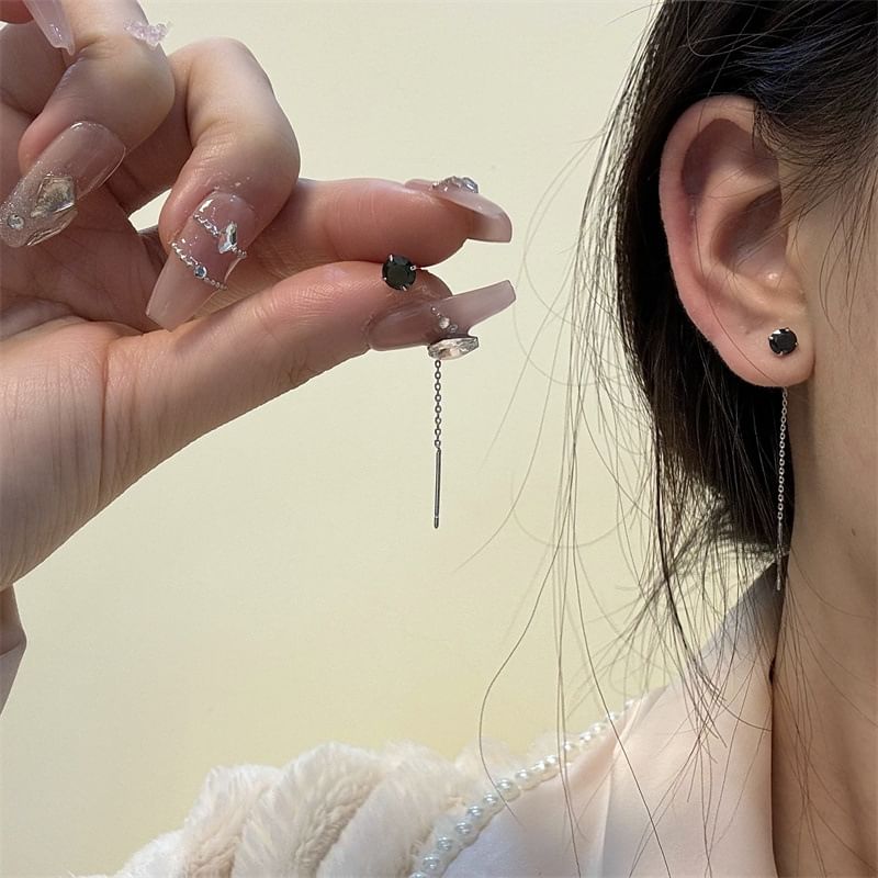 Rhinestone Alloy Earring Threader