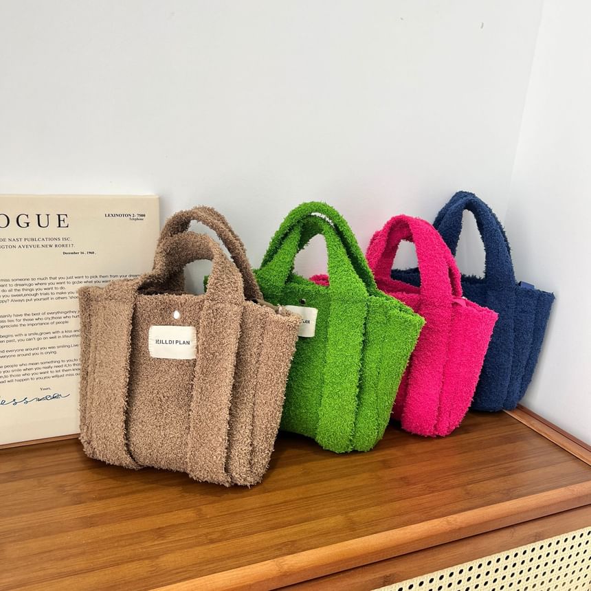 Crossbody Top Bag Handle Fluffy