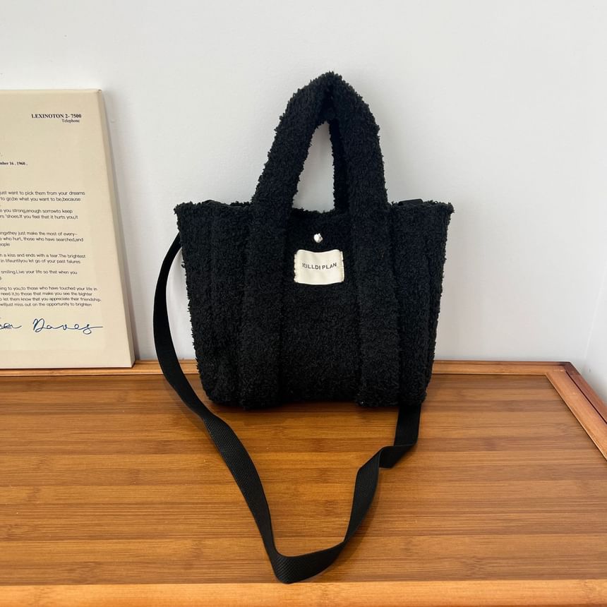 Crossbody Top Bag Handle Fluffy