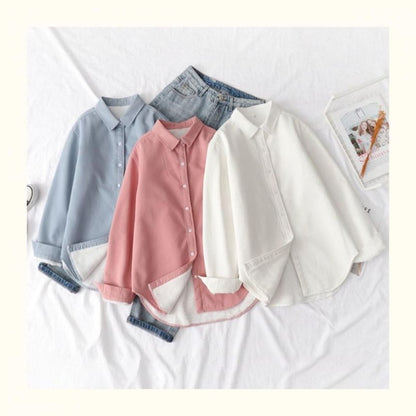 Shacket Collared Plain