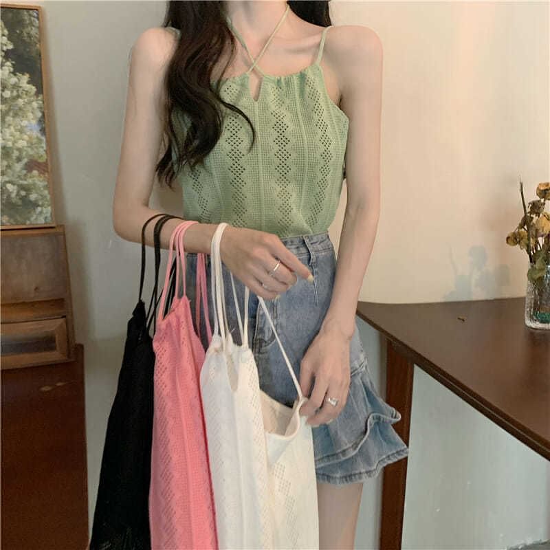 Camisole Knit Top Plain