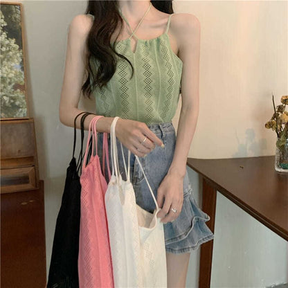 Camisole Knit Top Plain