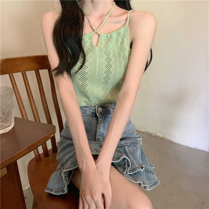 Camisole Knit Top Plain