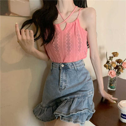 Camisole Knit Top Plain