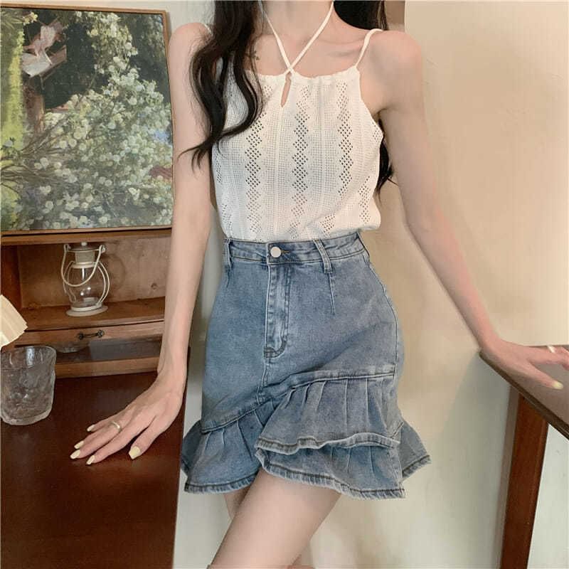 Camisole Knit Top Plain