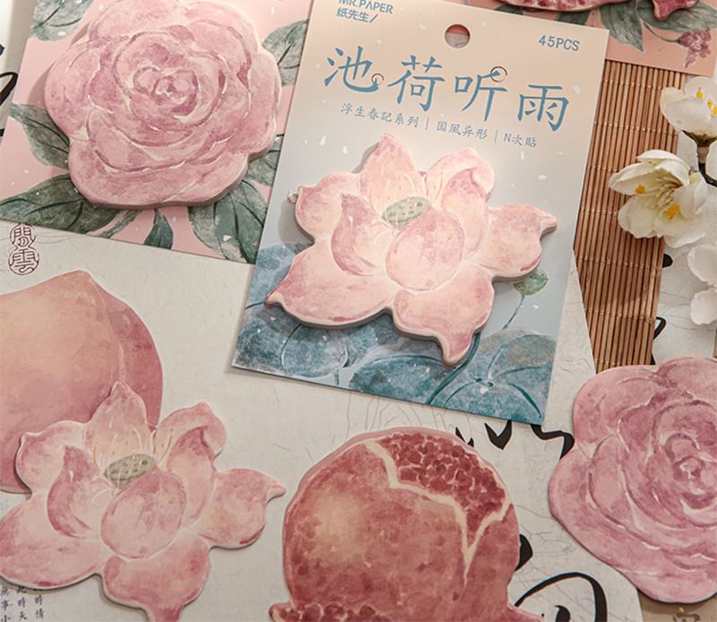 Floral / Fruit Sticky Note