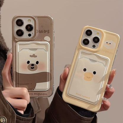 Case Holder Phone Card Animal