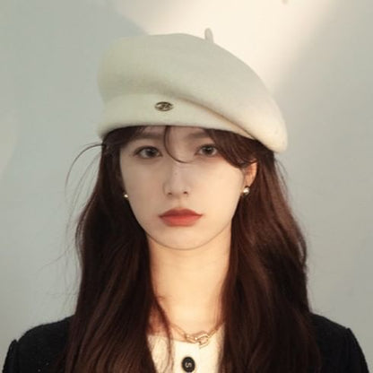 Hat Beret Wool