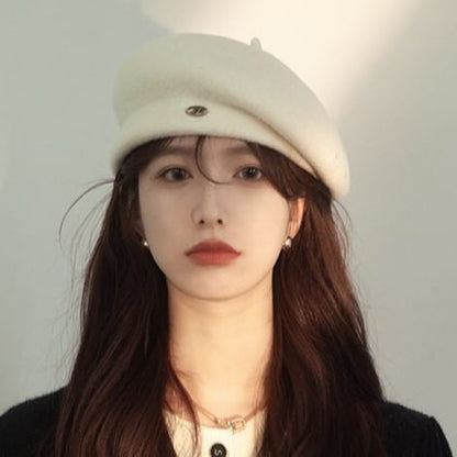 Hat Beret Wool