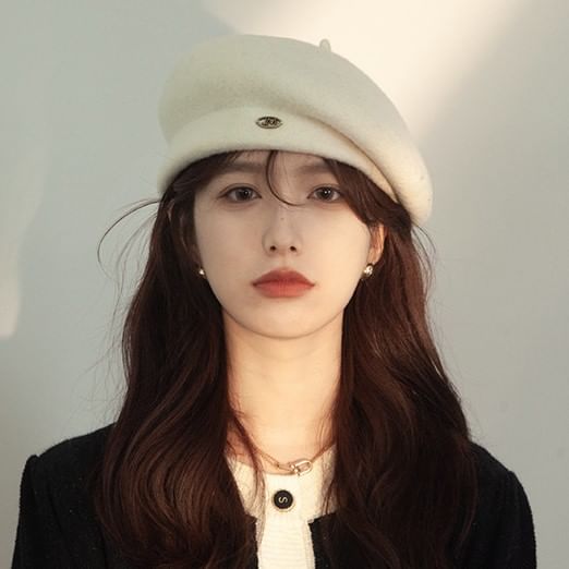 Hat Beret Wool