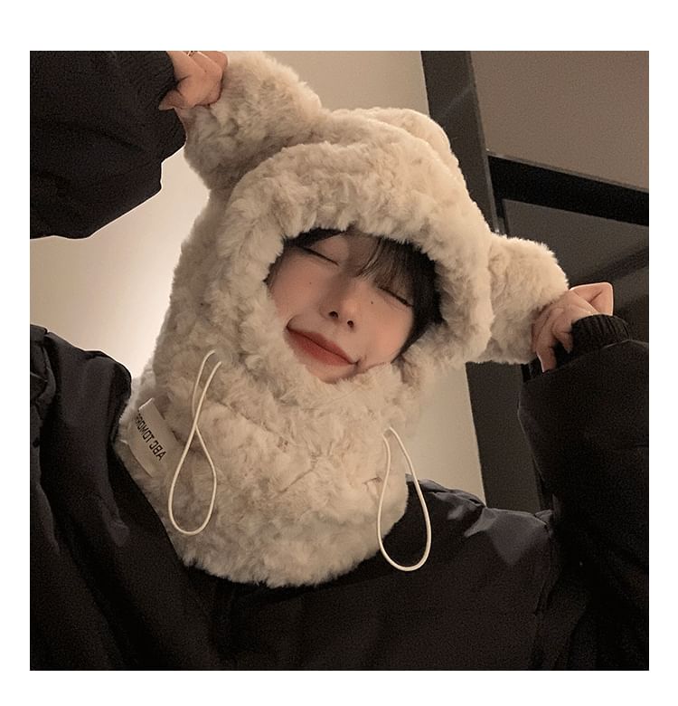 Balaclava Chenille Ear Bear