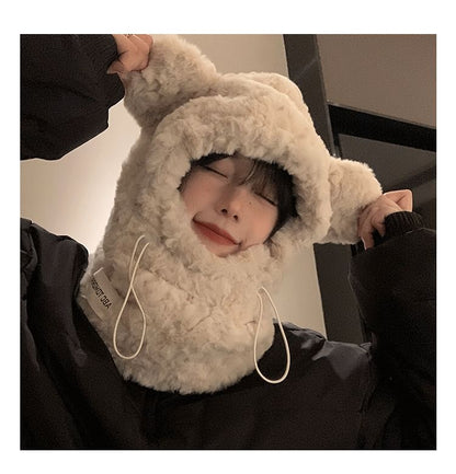Balaclava Chenille Ear Bear