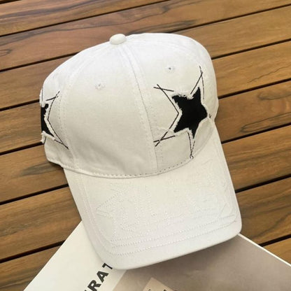 Embroidered Star Baseball Cap