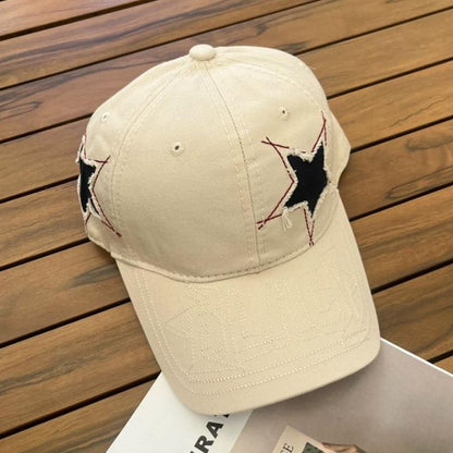 Embroidered Star Baseball Cap