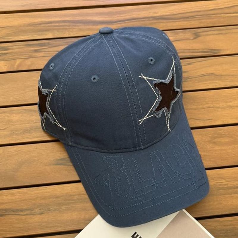 Embroidered Star Baseball Cap