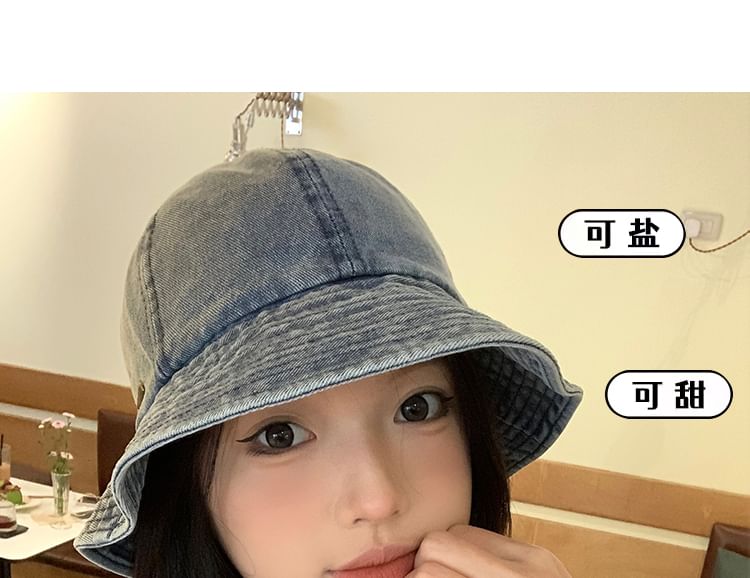 Hat Denim Washed Bucket