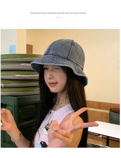 Hat Denim Washed Bucket