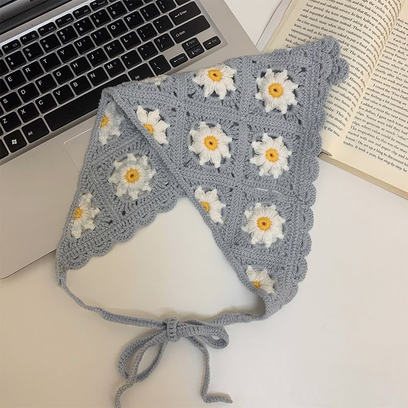 Crochet Knit Headkerchief