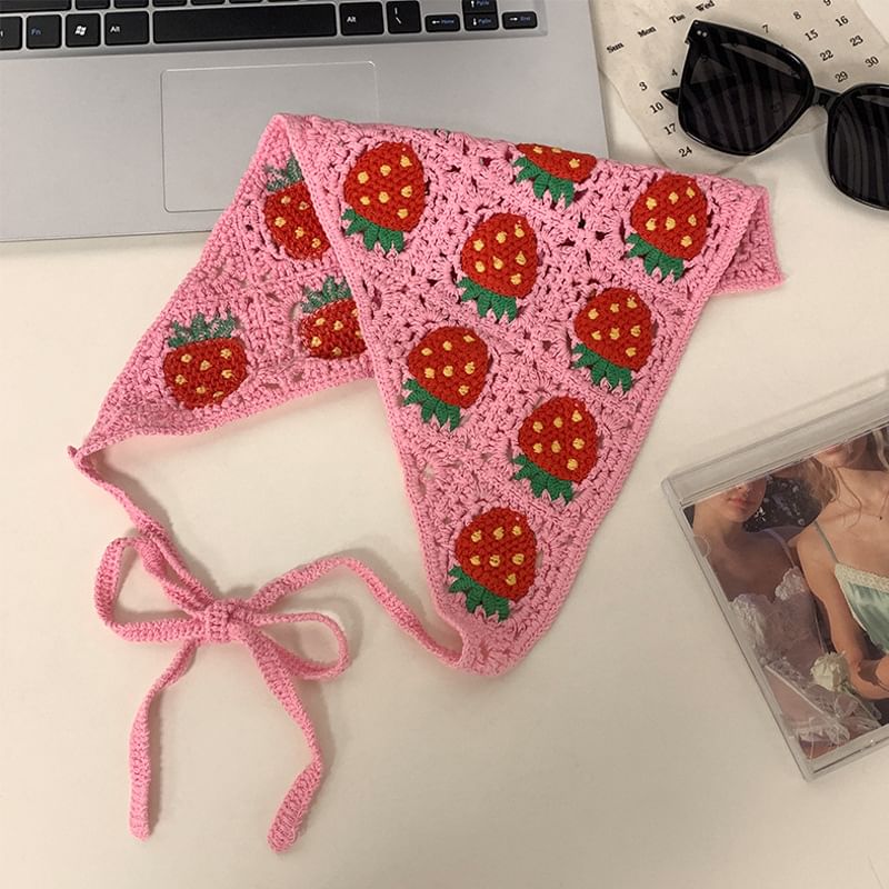 Crochet Knit Headkerchief