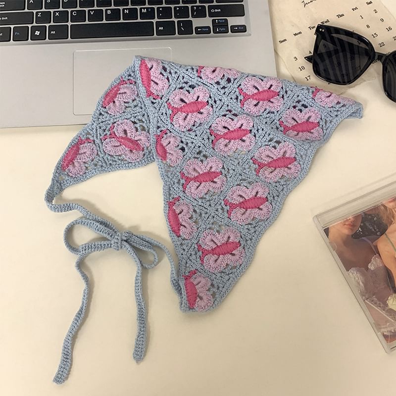 Crochet Knit Headkerchief