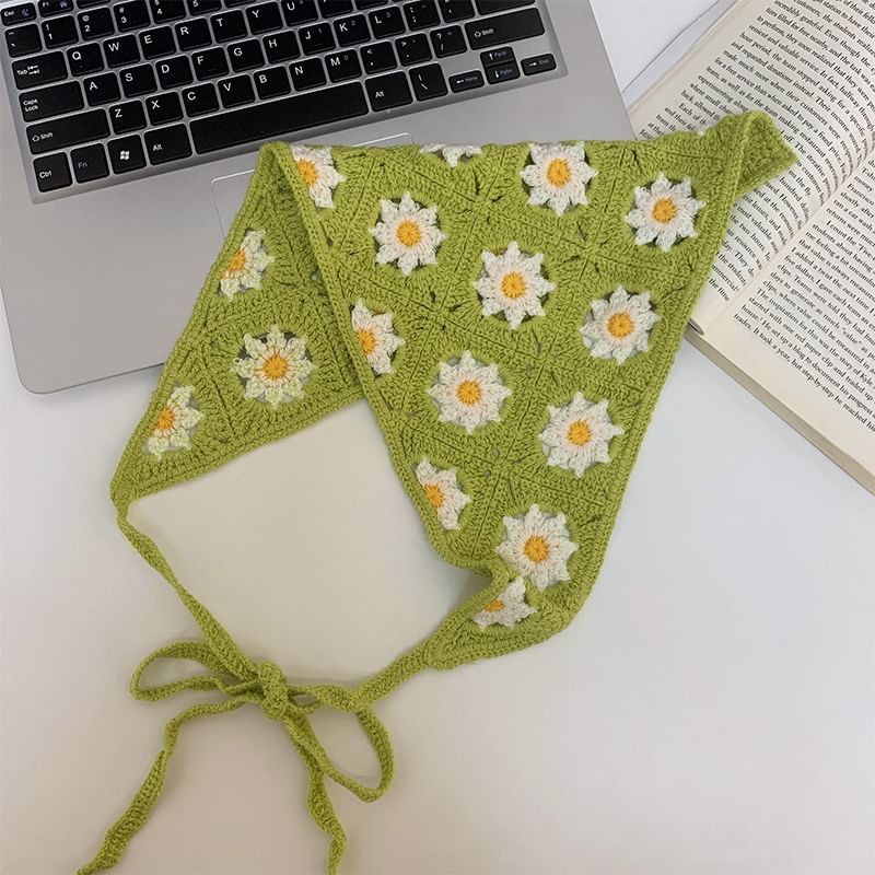 Crochet Knit Headkerchief