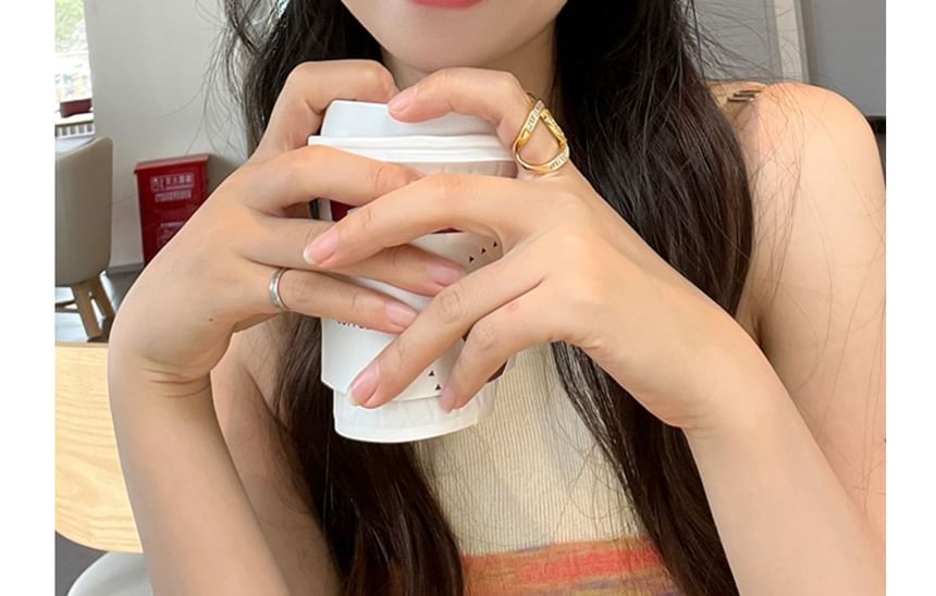 Heart hat Print Denim Washed Bucket