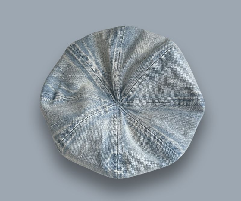 Washed Beret Denim