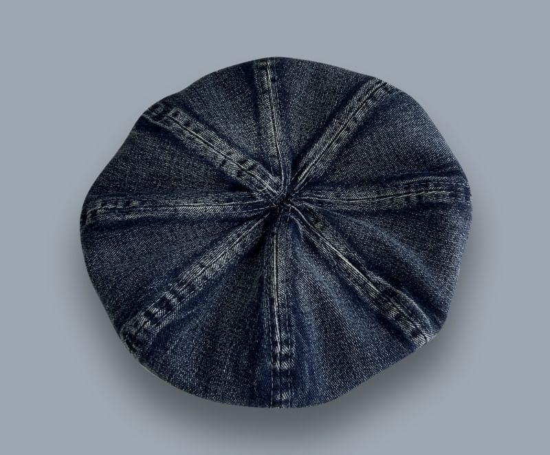 Washed Beret Denim