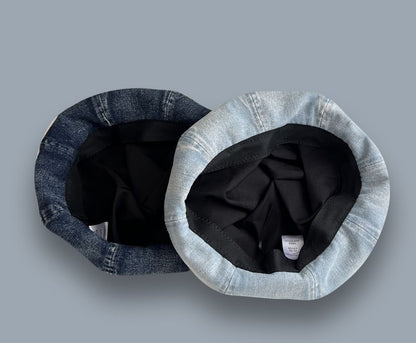 Washed Beret Denim