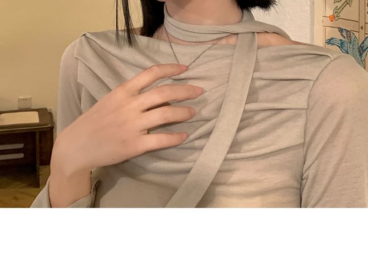 Denim Floral Accent Beret