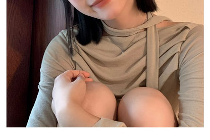 Denim Floral Accent Beret