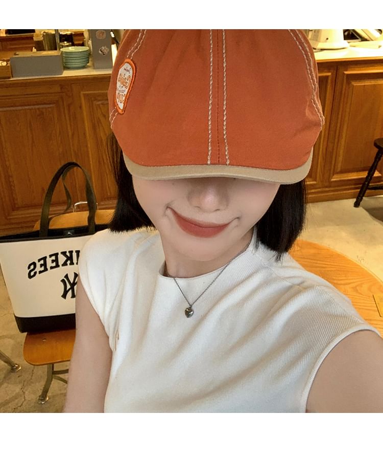 Flat Cap Applique Lettering