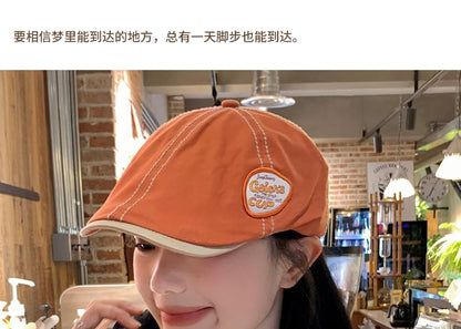 Flat Cap Applique Lettering