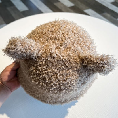 Hat Bear Cloche Ear Fleece