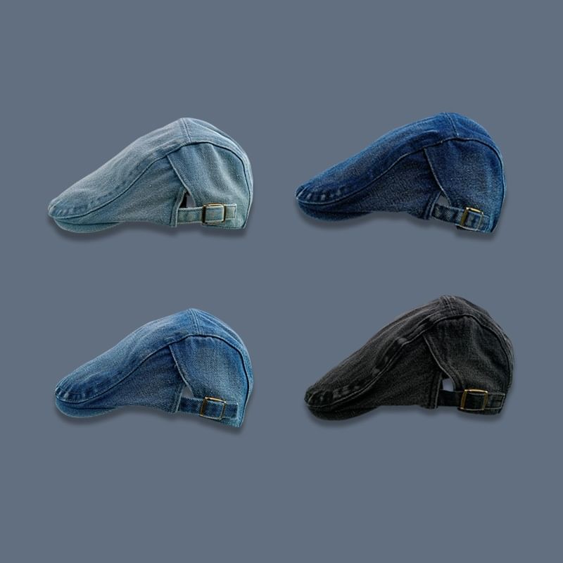 Cap Flat Denim Washed